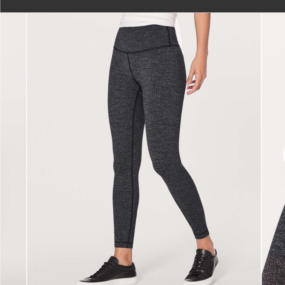Lululemon Wunder Under Hi-rise 7/8 tight in herringbone - Picture 15 of 17